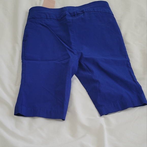 Rafaella Women's Blue Shorts - Picture 1 of 3